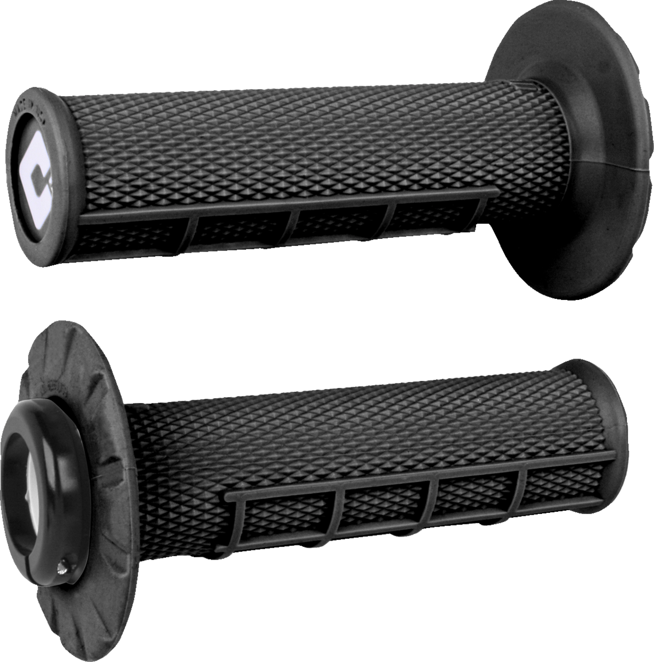 ODI GRIPS 1/2 WAFFLE V2.1 LOCK ON ATV GRH/SILVER - Image 2