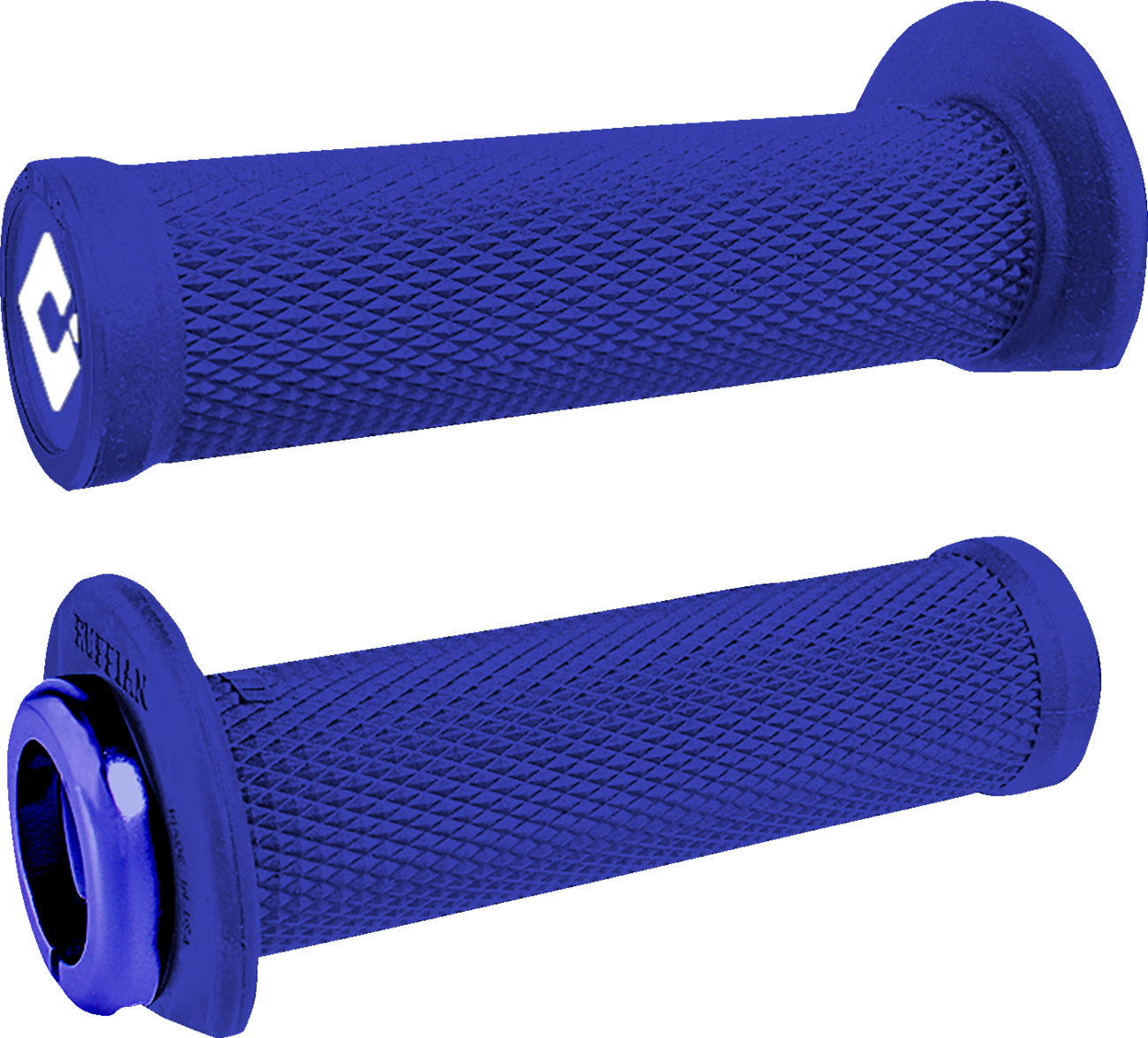 ODI Ruffian 2.1 Lock-On Grips - ATV/PWC - Bright Blue/Blue