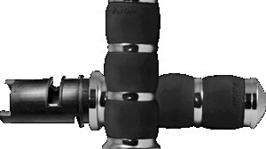 AVON GRIPS 3-Ring Air Cushioned Grips - TBW - Chrome