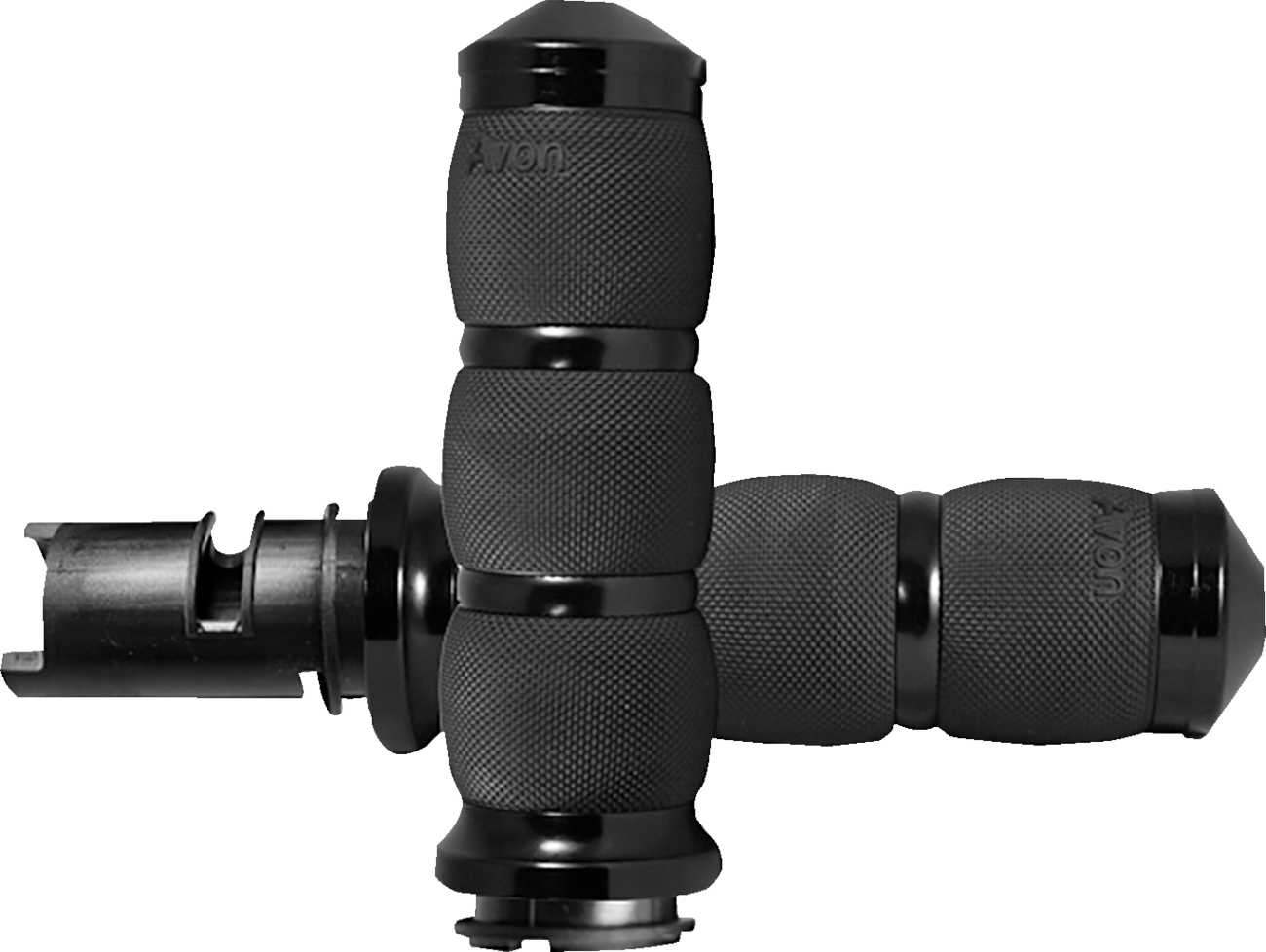 AVON GRIPS 3-Ring Air Cushioned Grips - TBW - Anodized