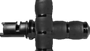 AVON GRIPS 3-Ring Velvet Air Grips - TBW - Black