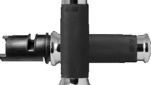 AVON GRIPS Custom Contour Grips - TBW - Chrome