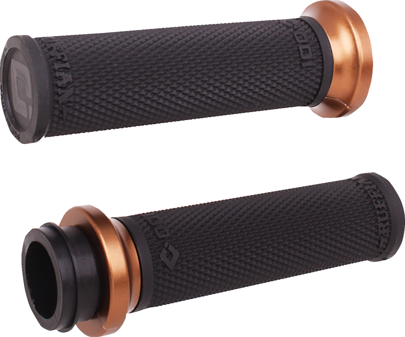 ODI Ruffian Lock-On Street Grips - TBW - Black/Bronze