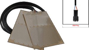 RACE SHOP INC. High Power Grip Heater Element Kit with OEM Connector - Standard - Plastic Connector - Polaris