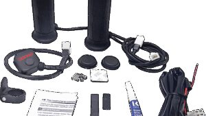 KOSO NORTH AMERICA 5 Level Twist Throttle Heated Grips - 1"