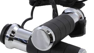 KOSO NORTH AMERICA Titan-X Heated Grips - 1" - Chrome