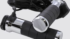 KOSO NORTH AMERICA Titan-X Heated Grips - 1" - Chrome