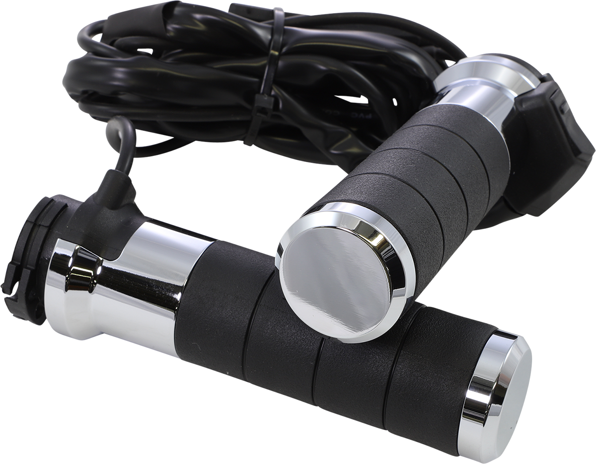 KOSO NORTH AMERICA Titan-X Heated Grips - 1" - Chrome