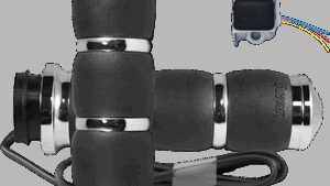 AVON GRIPS Heated Grips - Velvet Air - TBW - Chrome