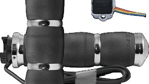 AVON GRIPS Heated Grips - Air Cushion - Metric - Chrome