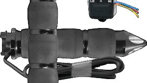 AVON GRIPS Heated Grips - Air Cushion - Spike - Metric - Black