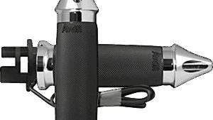 AVON GRIPS Heated Grips - Custom Contour - Spike - Indian - Chrome
