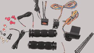 AVON GRIPS Heated Grips - Air Cushion - TBW - Black