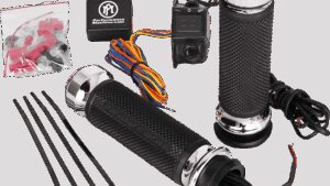 PERFORMANCE MACHINE (PM) Apex Heated Grips - TBW - Chrome