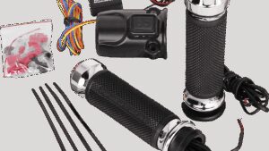 PERFORMANCE MACHINE (PM) Apex Heated Grips - FLTRX - Chrome