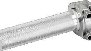 BILTWELL 1" Whiskey Throttle Assembly - Dual Cable - Polished