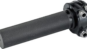 BILTWELL 1" Whiskey Throttle Assembly - Dual Cable - Black