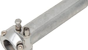 EMGO 1" Throttle Assembly - Single Cable - Chrome