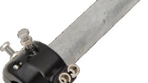 EMGO 7/8" Throttle Assembly - Dual Cable - Black