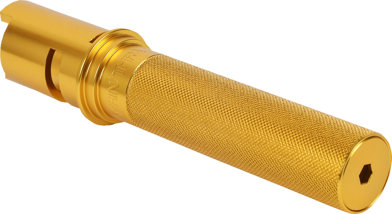 THRASHIN SUPPLY CO. Throttle Tube - Knurled - 1" - Gen 2 TBW - Gold