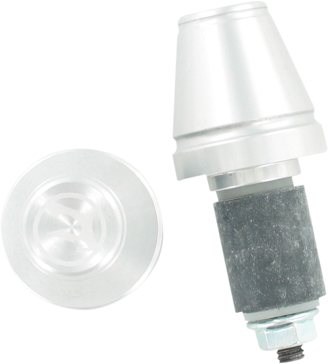 DRIVEN RACING V.2 Handlebar End Weight - Silver