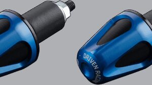DRIVEN RACING D-Axis Handlebar End - Blue/Black