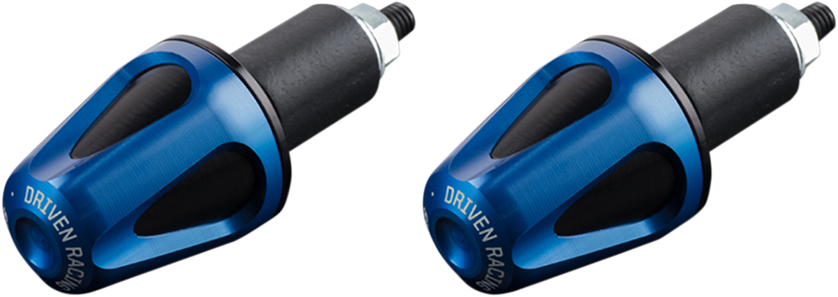 DRIVEN RACING D-Axis Handlebar End - Blue/Black
