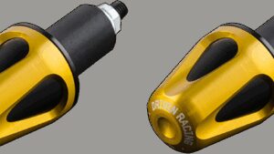 DRIVEN RACING D-Axis Handlebar End - Gold/Black