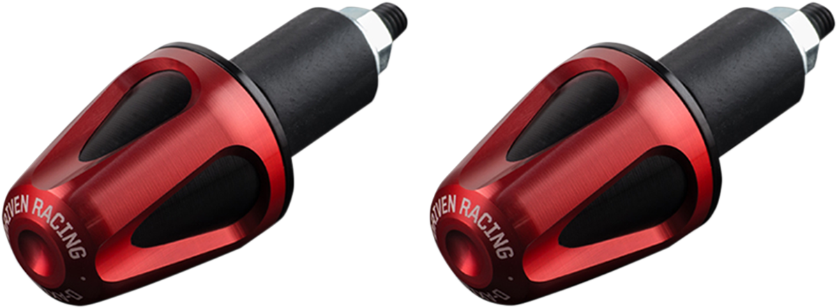 DRIVEN RACING BAR END WEIGHT RED/BLK