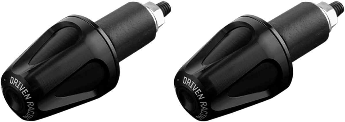 DRIVEN RACING BAR END WEIGHT SIL/BLK - Image 2