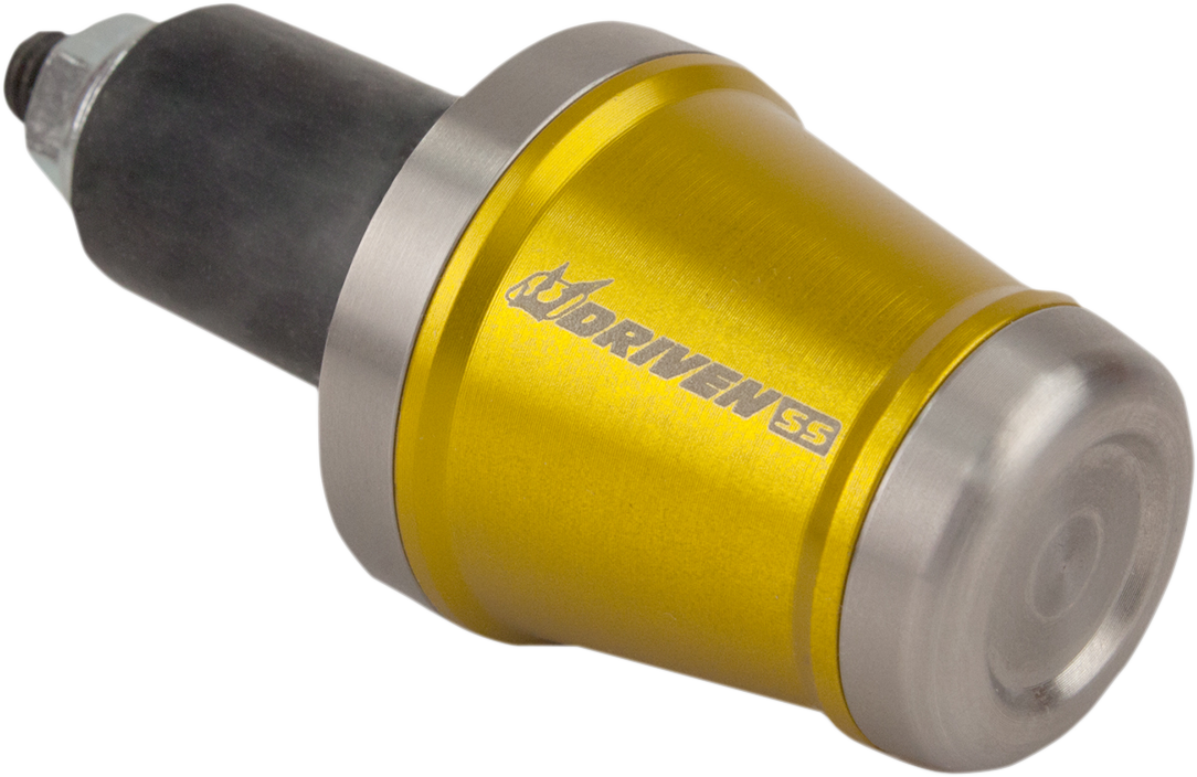 DRIVEN RACING Stainless Steel Handlebar End Weight - Gold