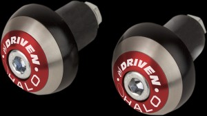 DRIVEN RACING BAR END HALO RED