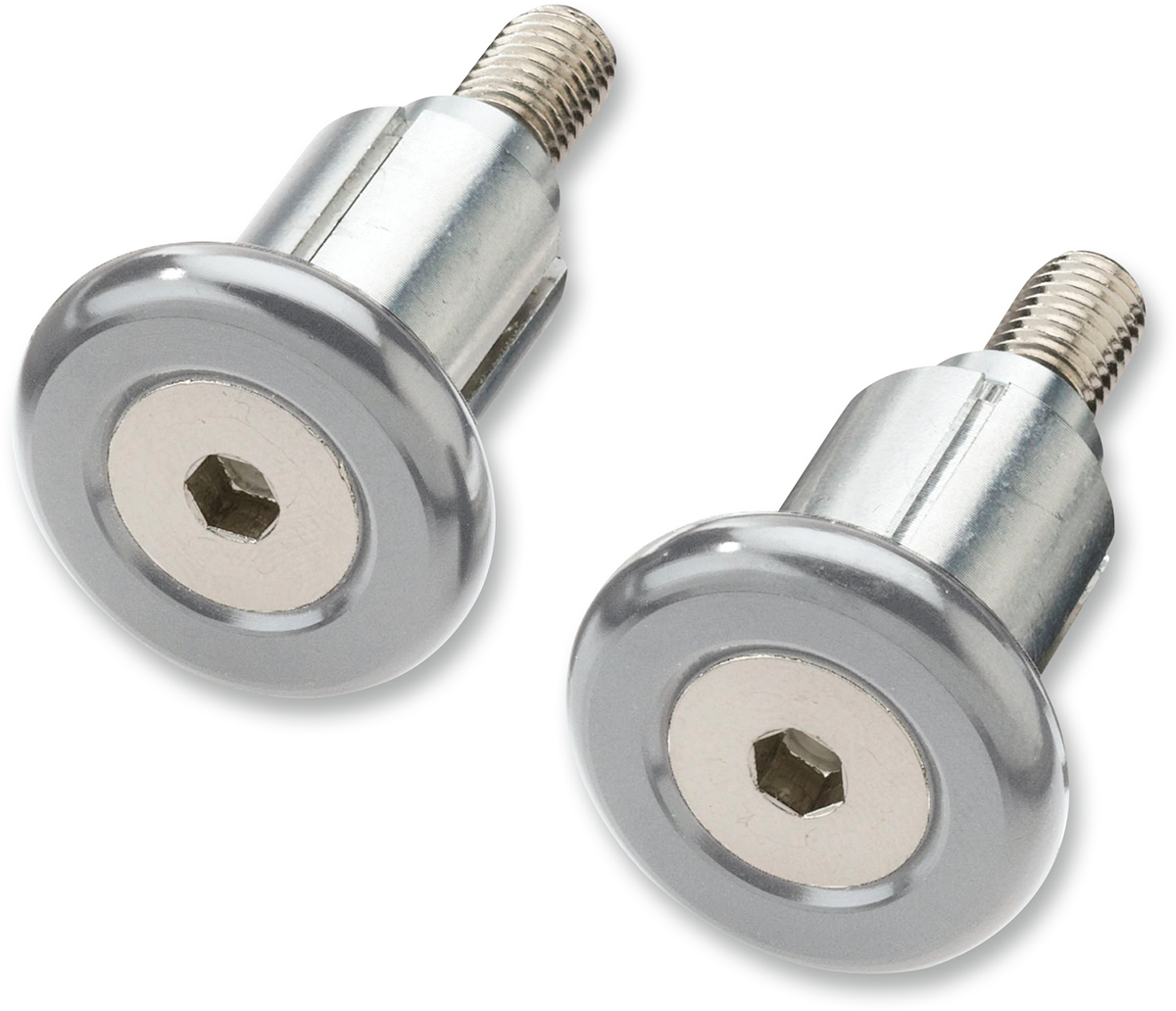 MOOSE OFFROAD BAR END MOOSE SILVER