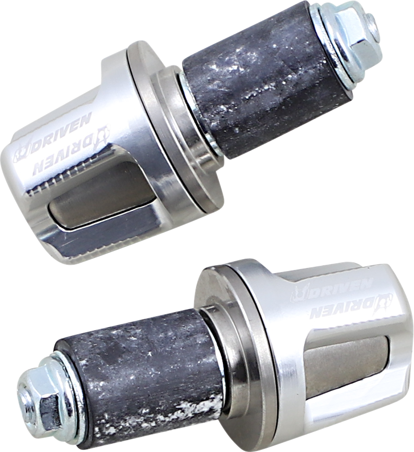 DRIVEN RACING Revolt Bar Ends - Silver