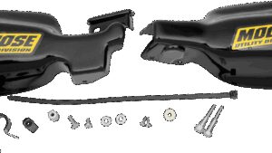 MOOSE OFFROAD Contoured Handguards - Honda - Black