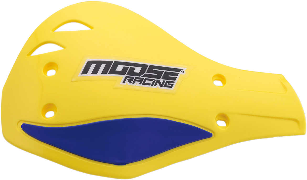 MOOSE OFFROAD Contour Deflector Handguards - Yellow/Blue