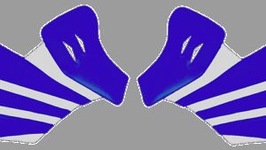 UFO Claw Handguards - Blue