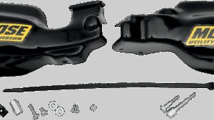 MOOSE OFFROAD Contoured Handguards - Honda - Black