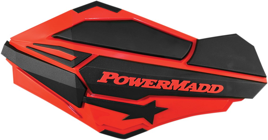 POWERMADD HANDGUARDS RED/BLK POL