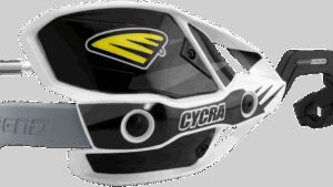 CYCRA 7/8" Ultra Probend™ CRM Wrap Around Handguards - White/Black