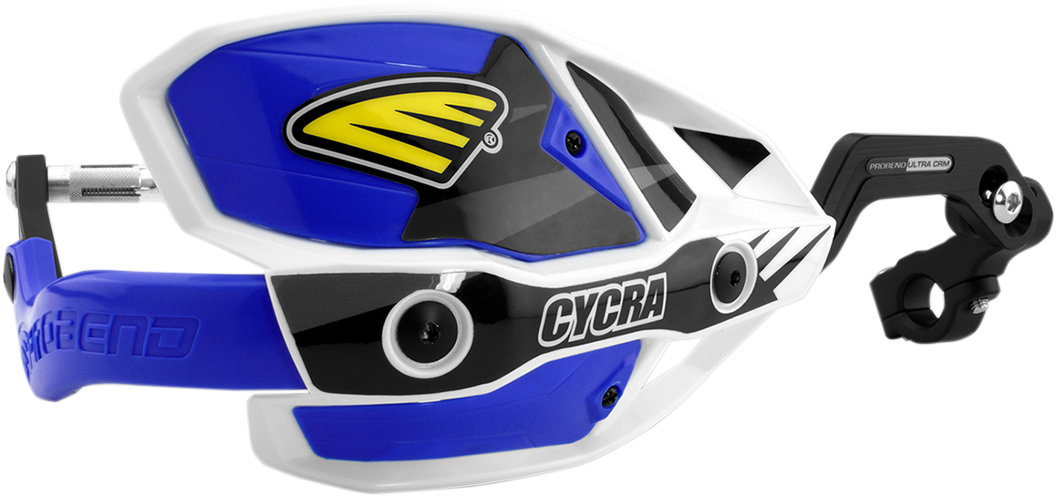 CYCRA 7/8" Ultra Probend™ CRM Wrap Around Handguards - White/Blue