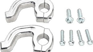 MOOSE OFFROAD Replacement Contour Handguard Inner Mount Clamp - 7/8" - Silver