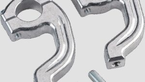 MOOSE OFFROAD Replacement Contour Handguard Inner Mount Clamp - Pro Taper - Silver