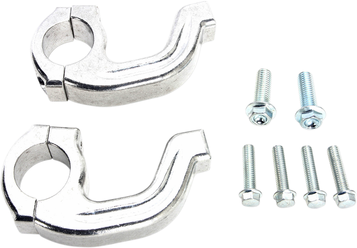MOOSE OFFROAD Replacement Contour Handguard Inner Mount Clamp - Magura - Silver