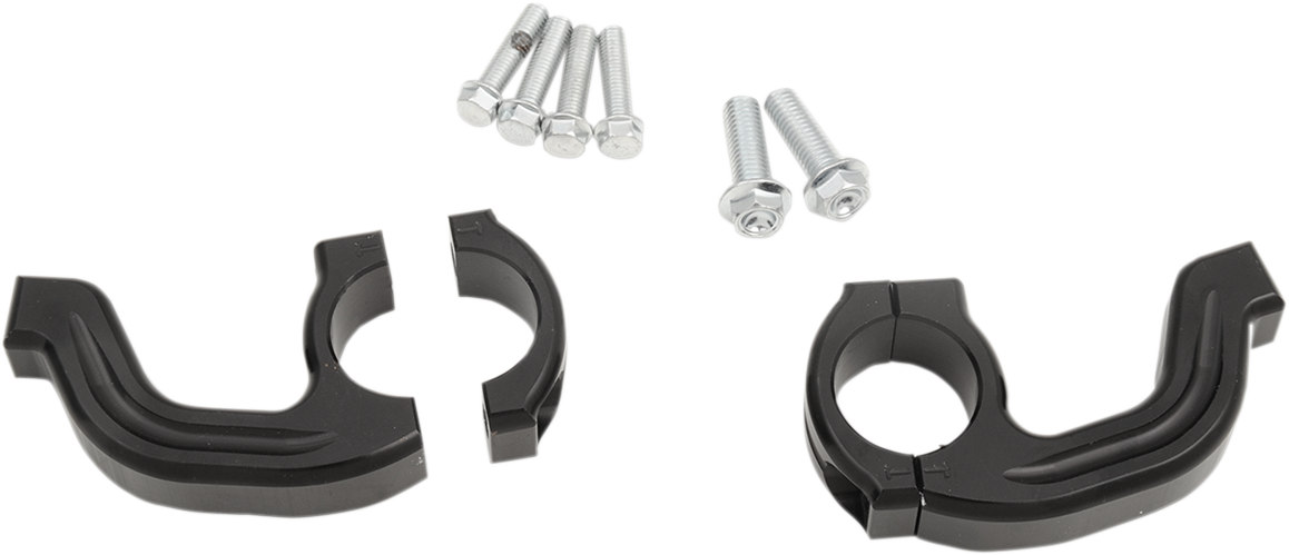 MOOSE OFFROAD Replacement Contour Handguard Inner Mount Clamp - Twinwall - Black