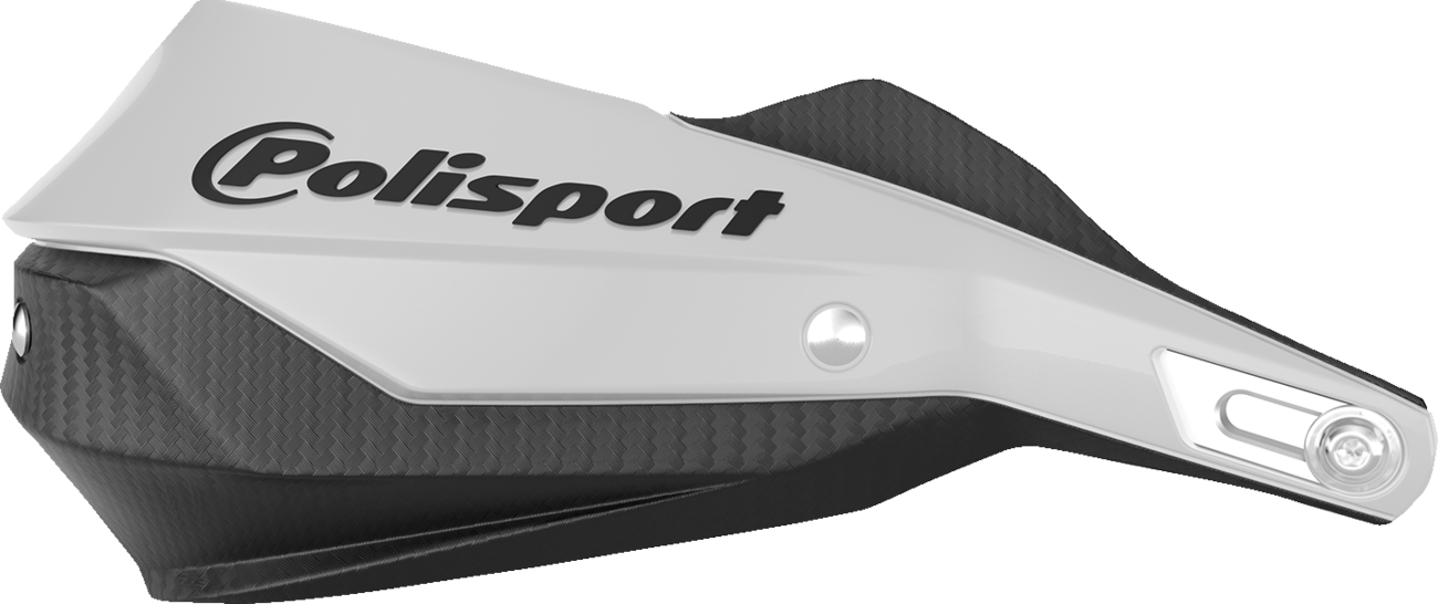 POLISPORT Trail Blazer Handguards - White/Black