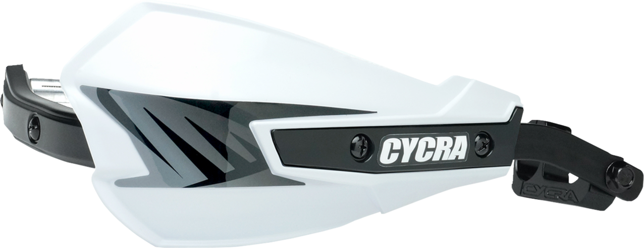 CYCRA Vortex Handguards - Universal U-Clamp - White