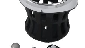 CIRO Drink Holder - 7/8"-1" Handlebar Mount - Chrome/Chrome Clamp