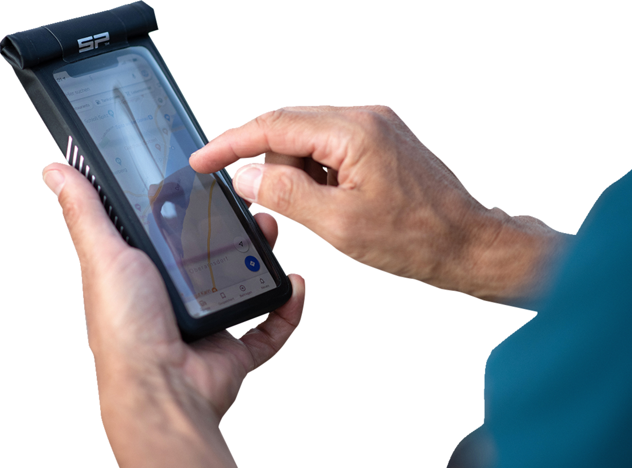 SP CONNECT HOLDER KIT MOTO MOUNT LT WITH UNIVERSAL CASE BK