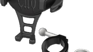 CIRO Constrictor Phone Holder - Black - Black 1-1/8" | 1-1/4" Handlebar Mount